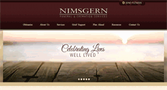 Desktop Screenshot of nimsgernfuneral.com